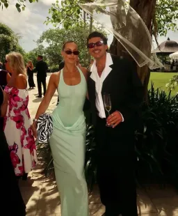 Benni Jade Maxi Dress in Bleached Aqua for rent on The Volte - image 2