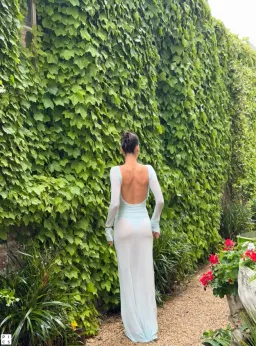 BENNI Remy Reversible Maxi Dress In Fresh Mint Size 8 for rent on The Volte - image 3