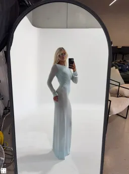 BENNI Remy Reversible Maxi Dress In Fresh Mint Size 8 for rent on The Volte - image 4