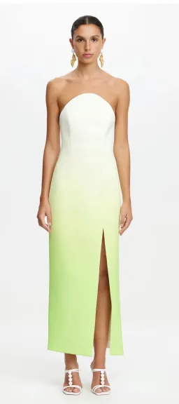Acler Panton Midi Dress - Strapless for rent on The Volte - image 1