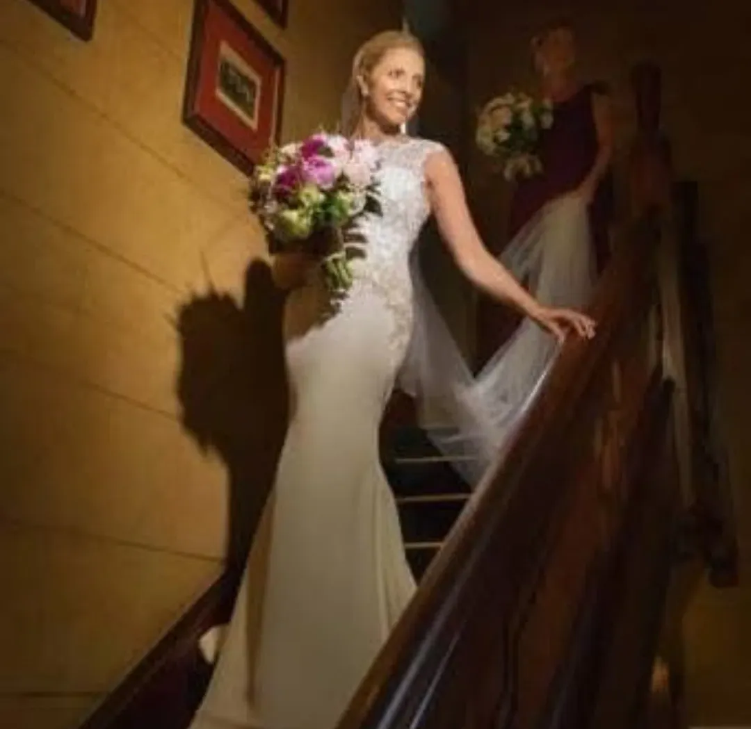 Rosalynn Win Haute Couture Wedding Dress size 10/M for rent on The Volte - main image