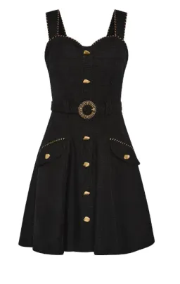 Aje Celeste Utility Black Mini Dress - 10 for rent on The Volte - image 3
