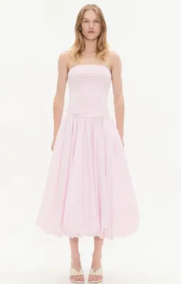 Violette Bubble Midi Dress Pink - 10 for rent on The Volte - image 5