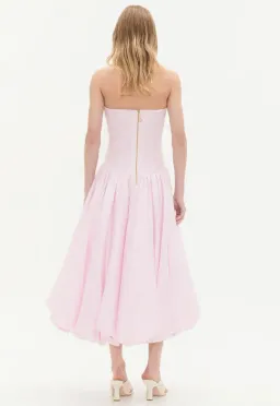 Violette Bubble Midi Dress Pink - 10 for rent on The Volte - image 4