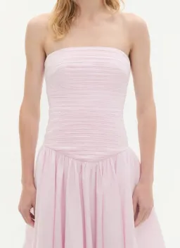 Violette Bubble Midi Dress Pink - 10 for rent on The Volte - image 3