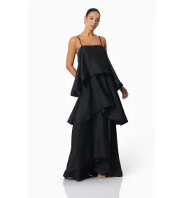 Elliatt Tilly Tiered Maxi Dress in Black Size XL/AU 14 for rent on The Volte - image 2