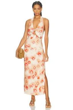 SIR The Label FIORELLA TIE MIDI DRESS size 6 for rent on The Volte - image 1