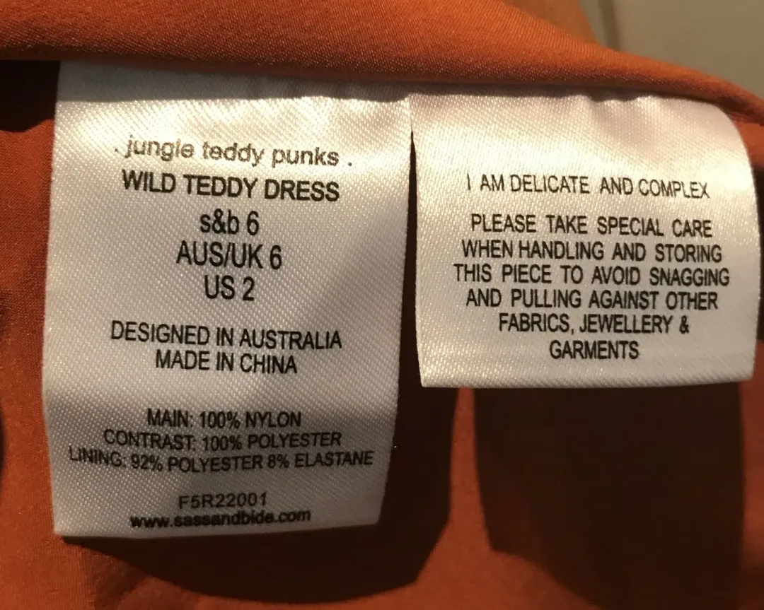 Sass & Bide WILD TEDDY DRESS Size 6 for rent on The Volte - main image