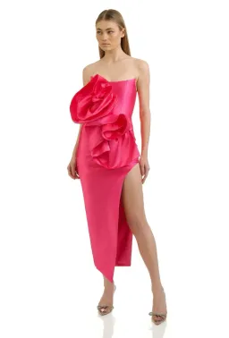 Eliya The Label Indira Dress Pink XS AU6 for rent on The Volte - image 1