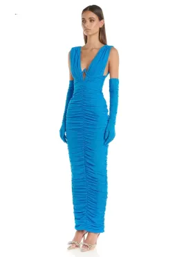 Eliya The Label Anna Dress Blue Size XS/6 for rent on The Volte - image 2