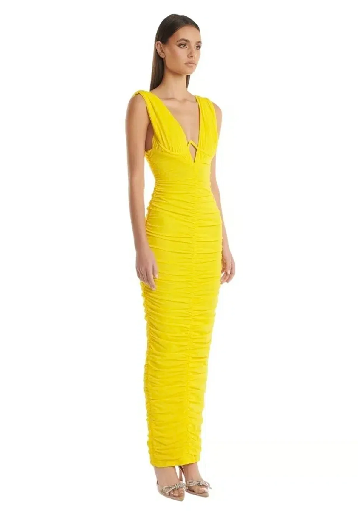 Eliya The Label Anna Dress Yellow XL/14 - Image 3