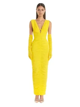 Eliya The Label Anna Dress Yellow XL/14 for rent on The Volte - image 2