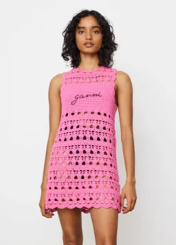 Ganni Crochet Cover Up & Bucket Hat Set Size XS for rent on The Volte - image 4