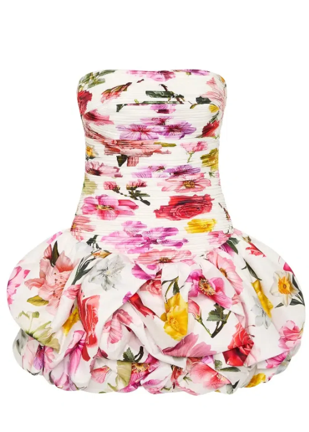 Aje Violette Bubble Hem Mini Dress Floral Size 10 for rent on The Volte - main image
