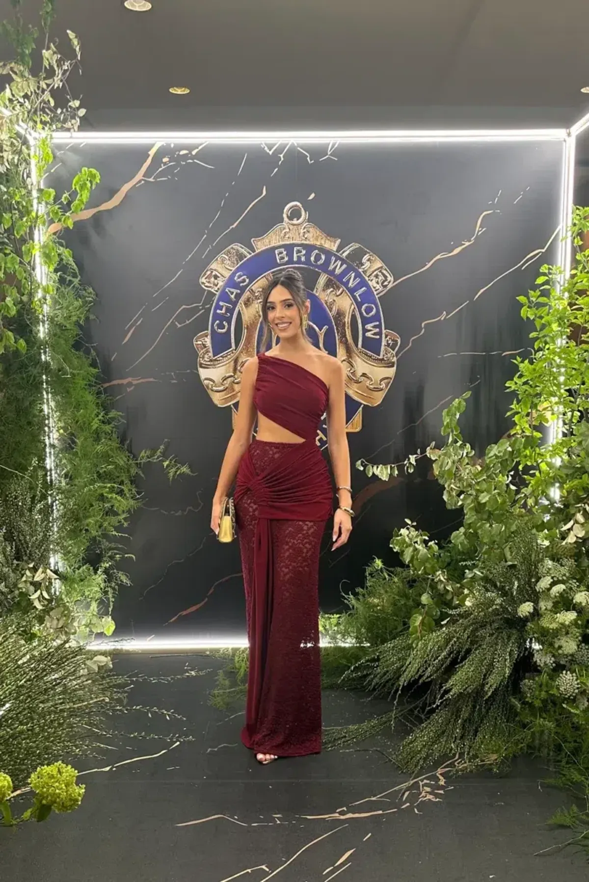 Deconduarte Paradiso shiraz maxi dress size S for rent on The Volte - main image