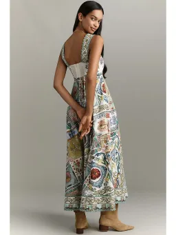 Alemais Tommasina Picnic Dress Size 16 Cotton Print Strappy Midi for rent on The Volte - image 3