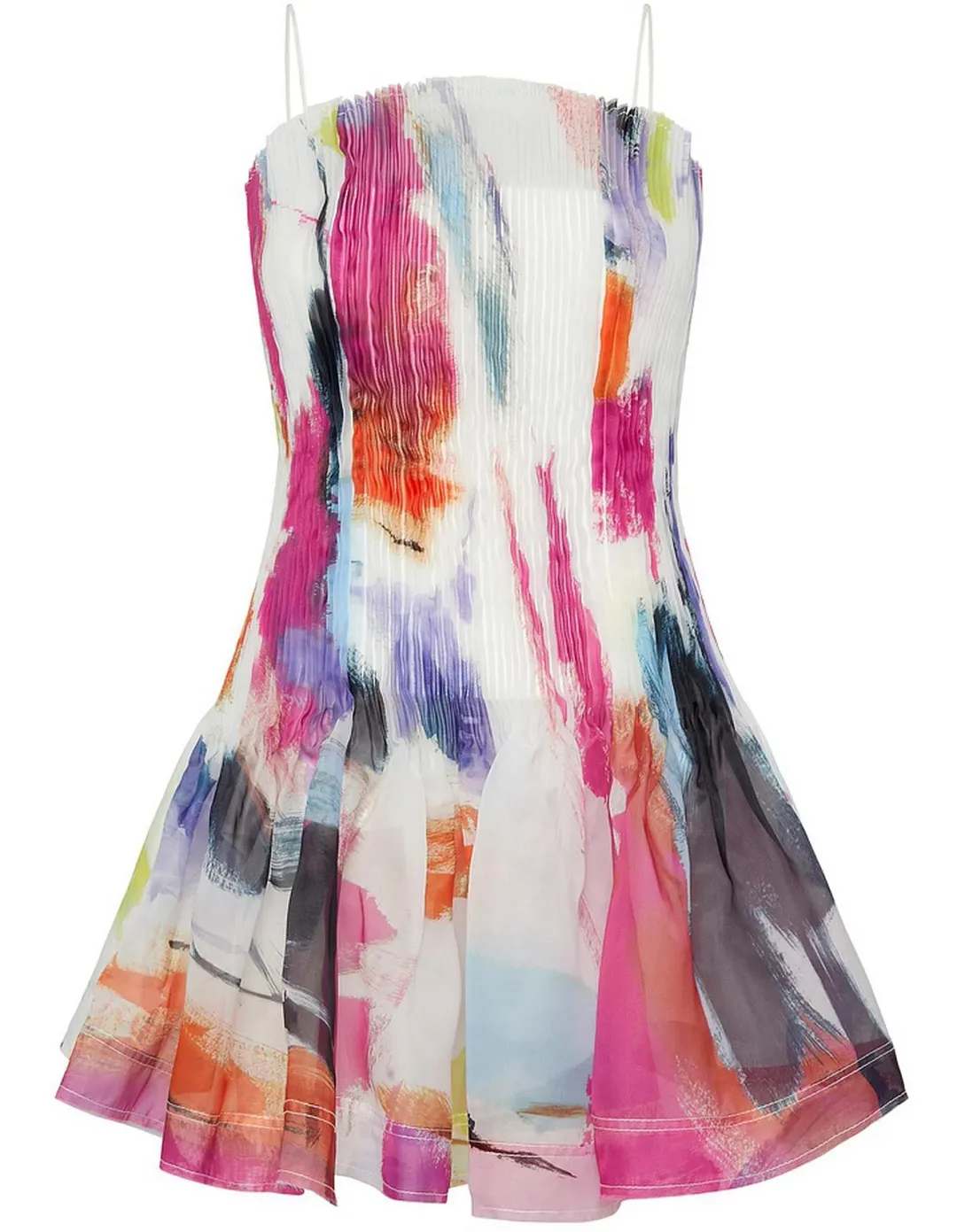 AJE CELESTIAL PLEATED MINI DRESS 14 for rent on The Volte - main image