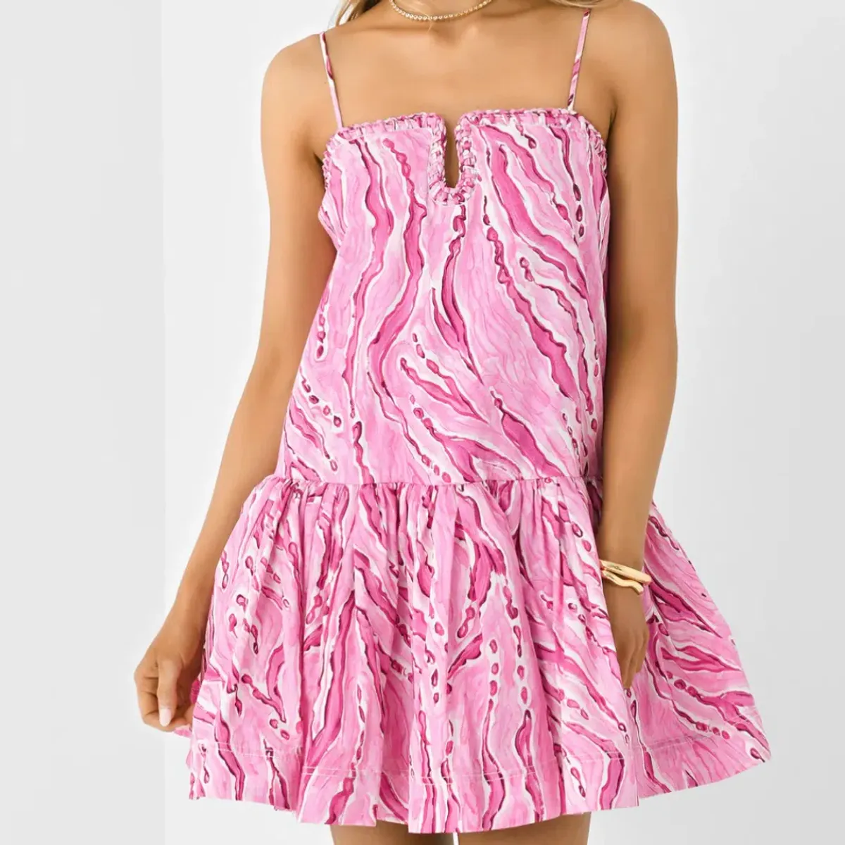 AJE WILLOW SWEETHEART MINI DRESS - Image 1