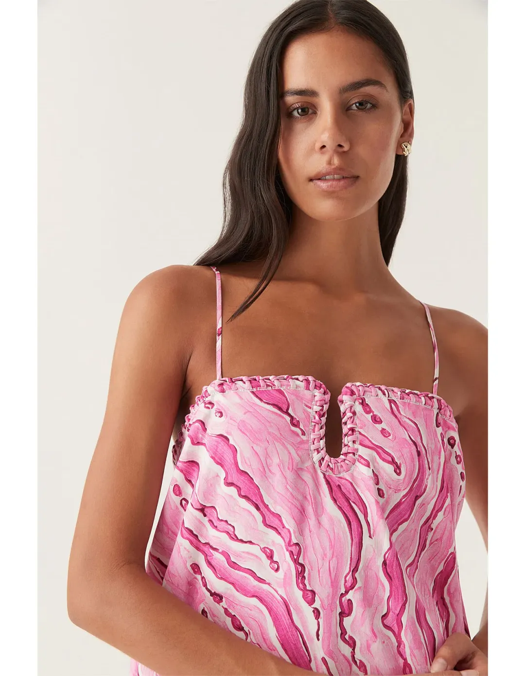 AJE WILLOW SWEETHEART MINI DRESS for rent on The Volte - main image