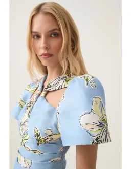 AJE PRESENCE TWISTED MINI DRESS SIZE 16 for rent on The Volte - image 5