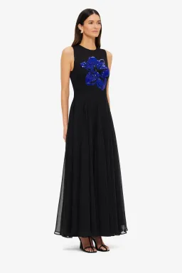 Leo Lin Linnea Embellished Maxi Dress | Size 8 for rent on The Volte - image 5
