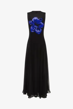 Leo Lin Linnea Embellished Maxi Dress | Size 8 for rent on The Volte - image 1