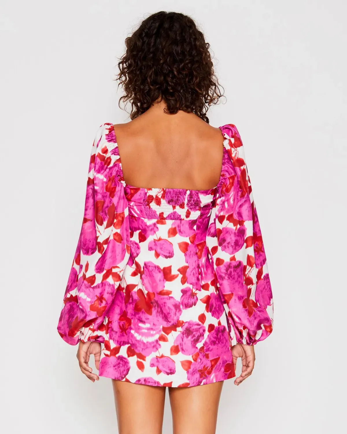 Alice McCall Lover To Lover Mini Dress Plum Print Size 4 - Image 3