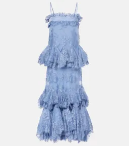 Zimmermann Eden Lace Handkerchief Dress Blue Size 1/AU10 for rent on The Volte - image 5