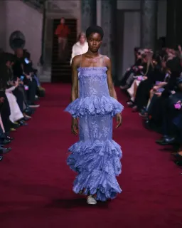 Zimmermann Eden Lace Handkerchief Dress Blue Size 1/AU10 for rent on The Volte - image 10