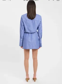 Kookai Harvey Shirt Dress for rent on The Volte - image 2