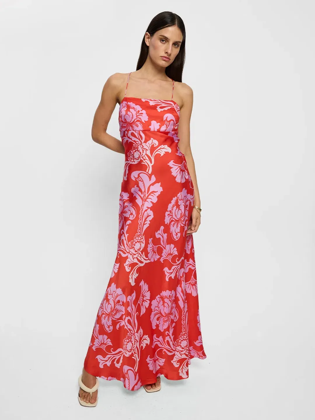Kivari Olina Strappy Maxi Dress Size 12 for rent on The Volte - main image