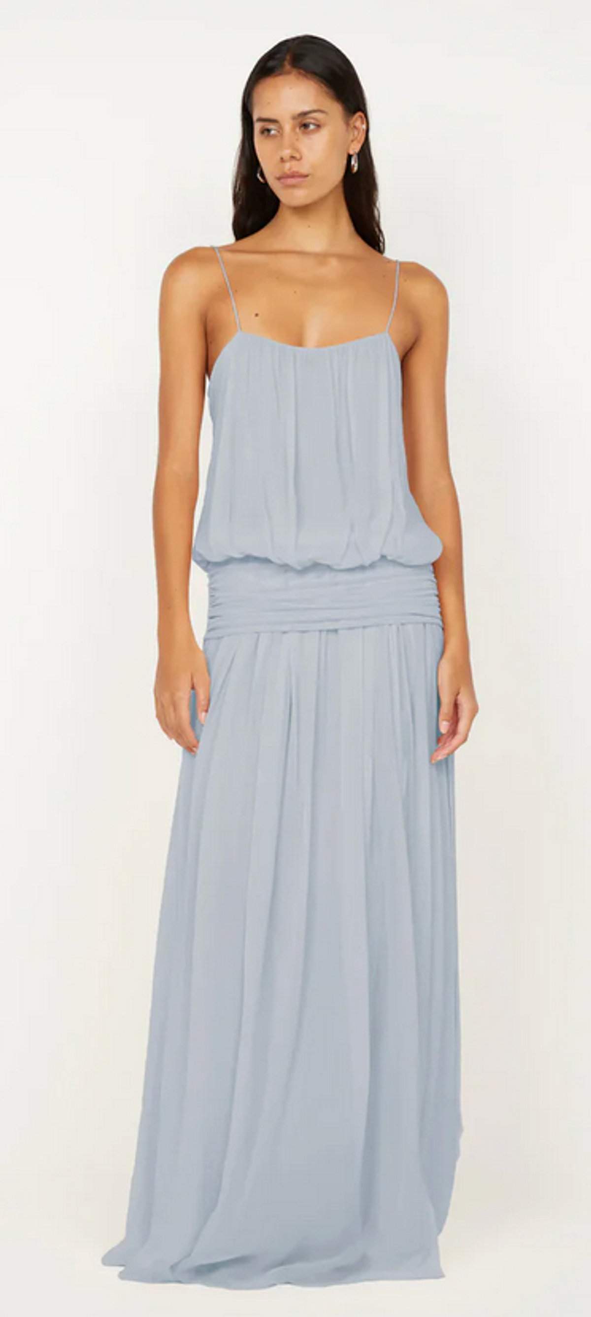 Bec + Bridge Camille Blouson Dress Cloud Blue - Image 1