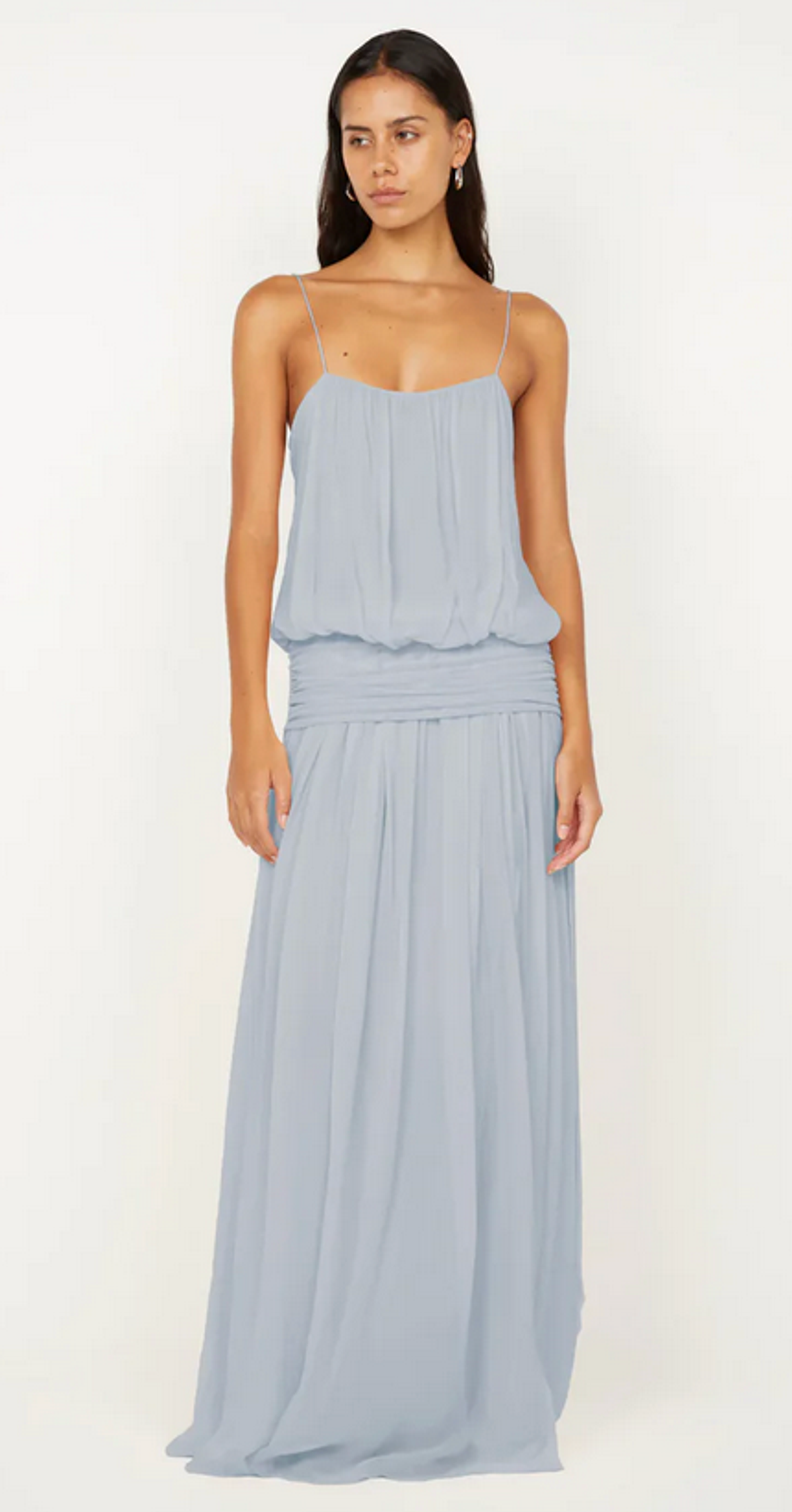 Bec + Bridge Camille Blouson Dress Cloud Blue - Image 1