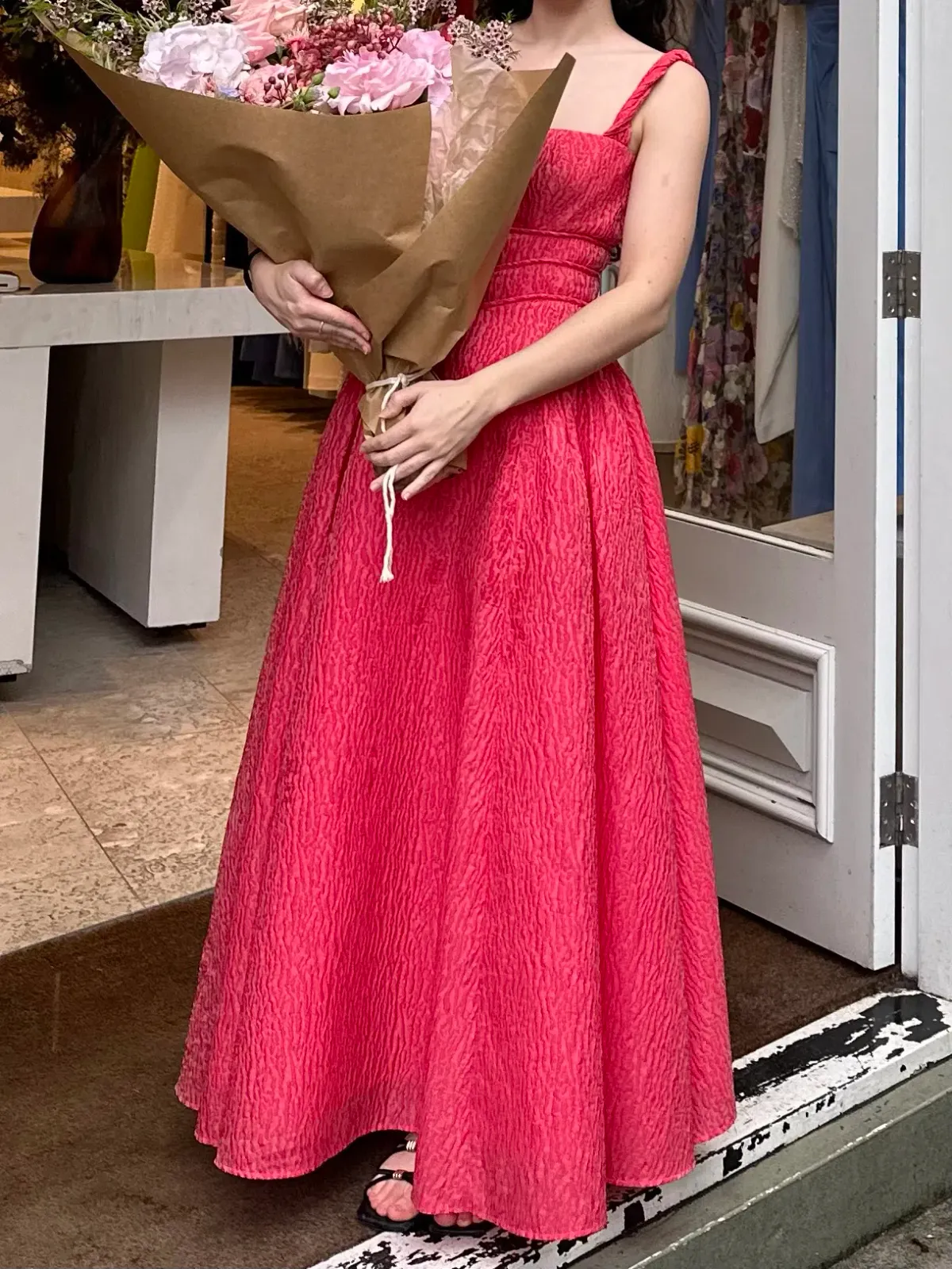 Rachel Gilbert Sophy Strap Dress for rent on The Volte - main image