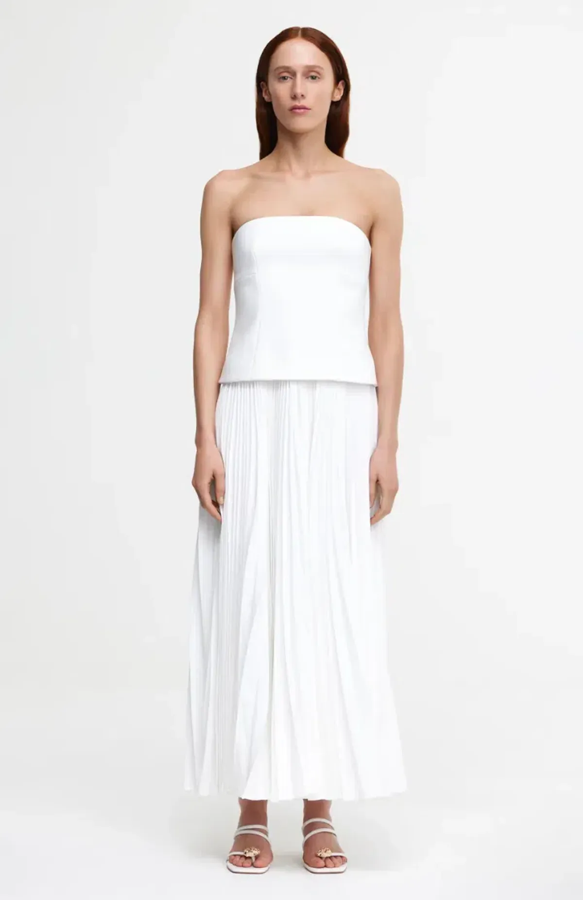 ACLER - Brayswick Midi Dress Ivory - Image 1