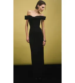 Rachel Gilbert Rydell Gown Black Size 3/AU 12 for rent on The Volte - image 2