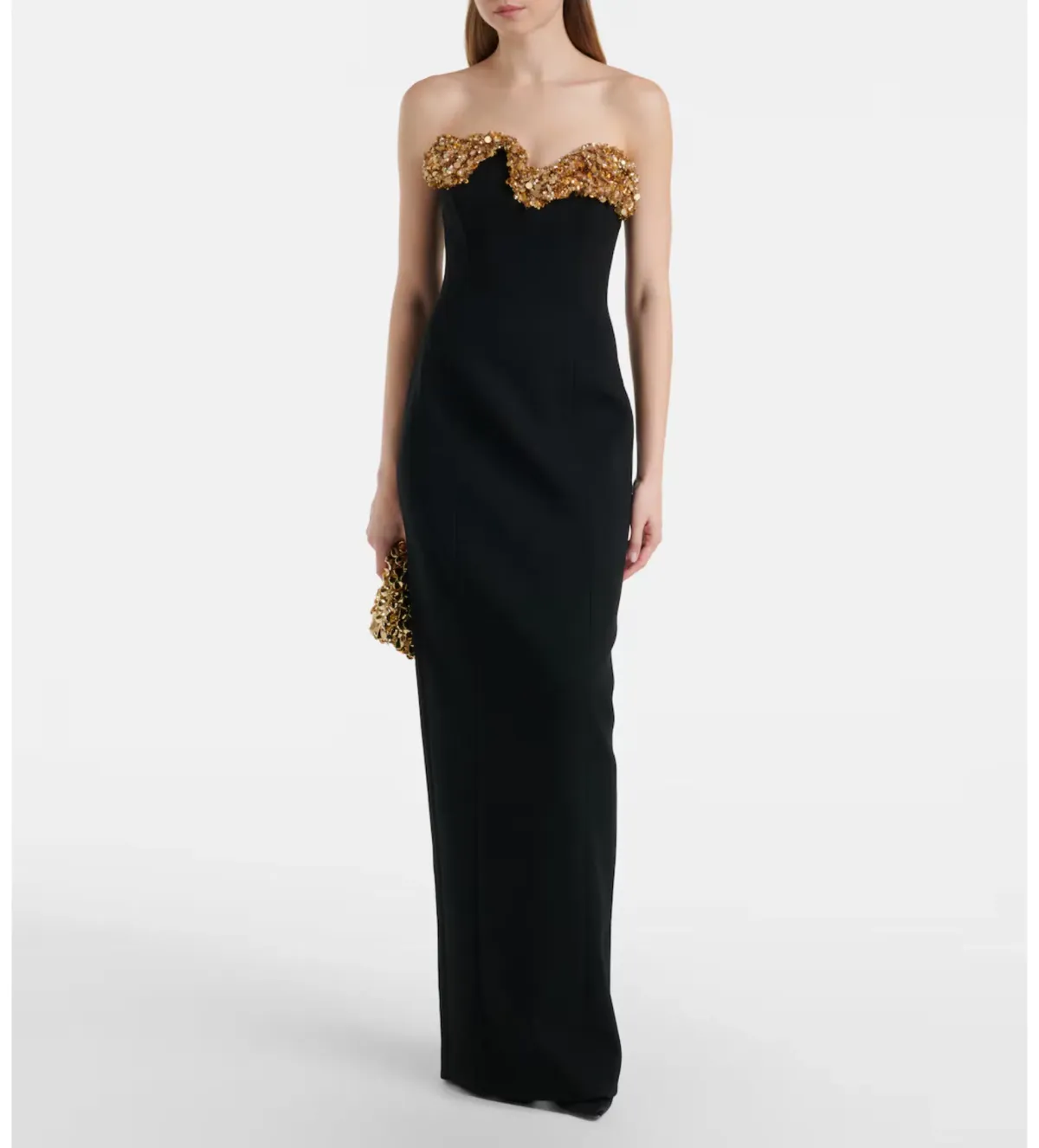 Rachel Gilbert Lucca Gown Black Size 3/AU12 - Image 1