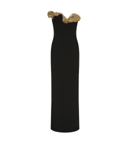 Rachel Gilbert Lucca Gown Black Size 3/AU 12 for rent on The Volte - image 1