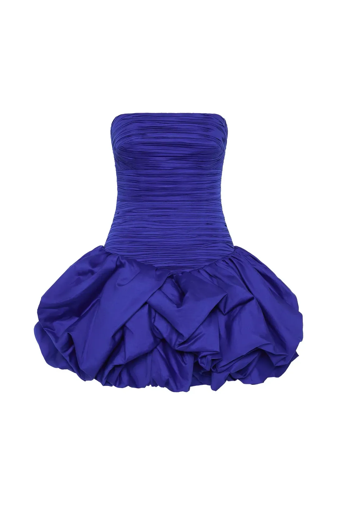 Aje - Violette Bubble Hem Mini Dress in Cobalt - Size 10 for rent on The Volte - main image