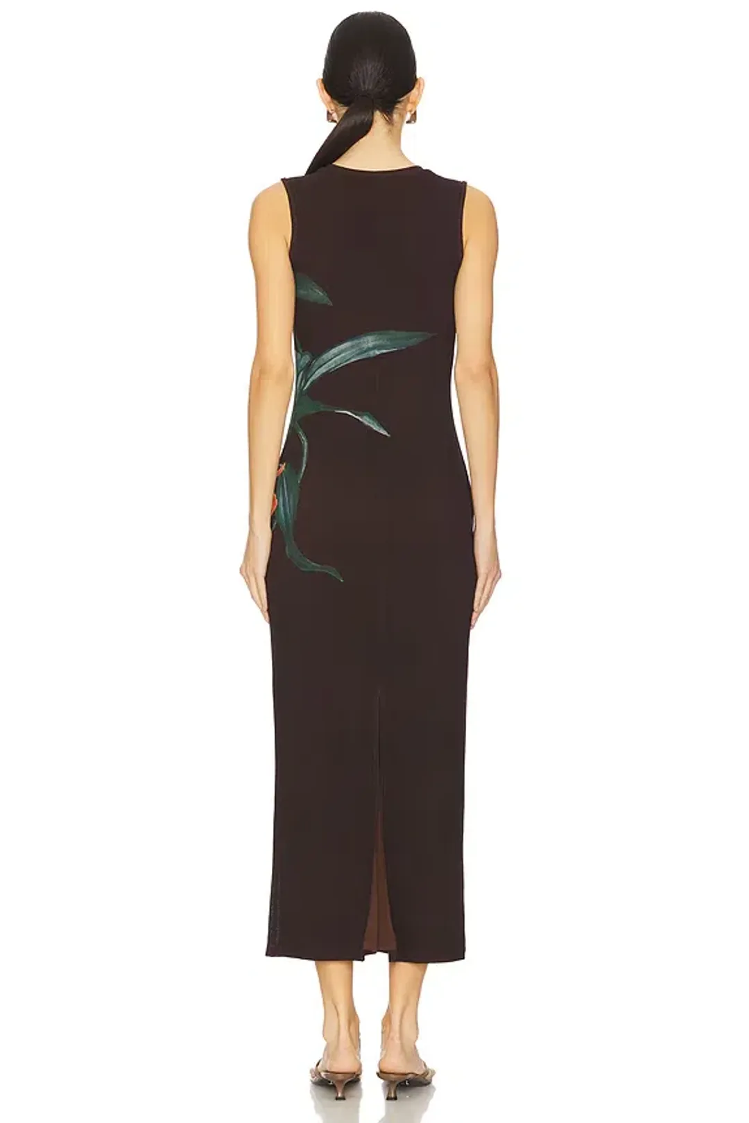 ROAME - Theodore Dress in Elysium Cocoa - Size 10/12 for rent on The Volte - main image