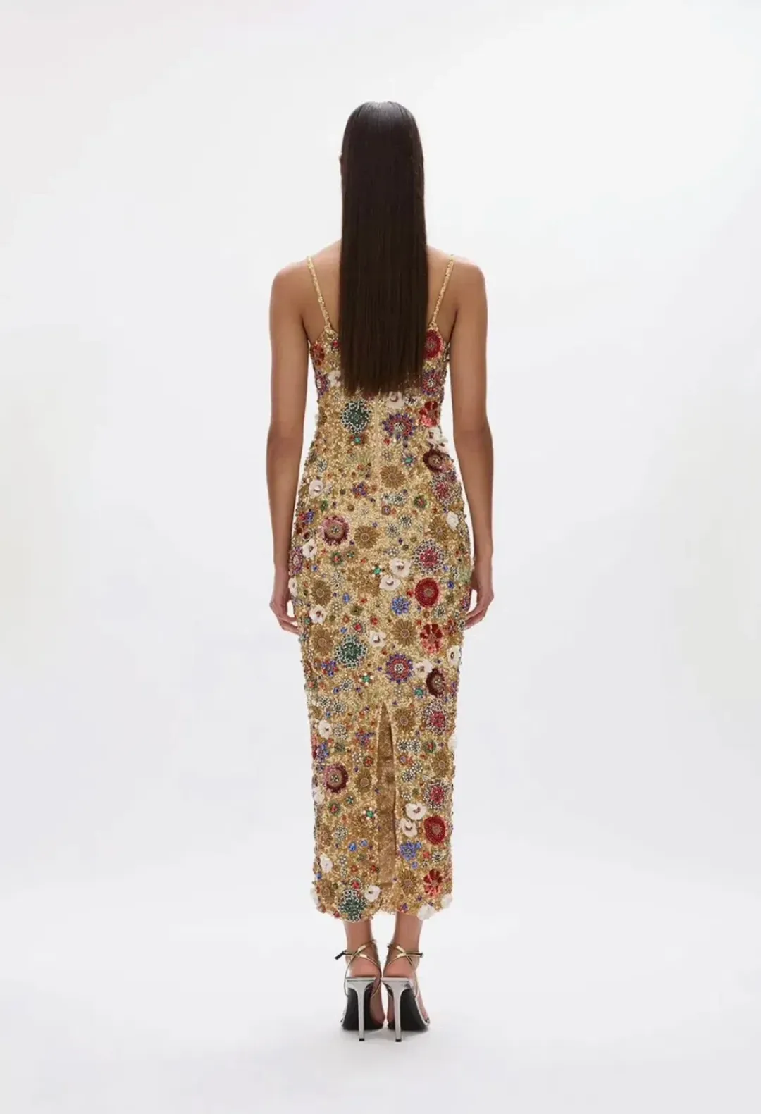 Rachel Gilbert Francesca Gown Gold Size 2/AU10 for rent on The Volte - main image