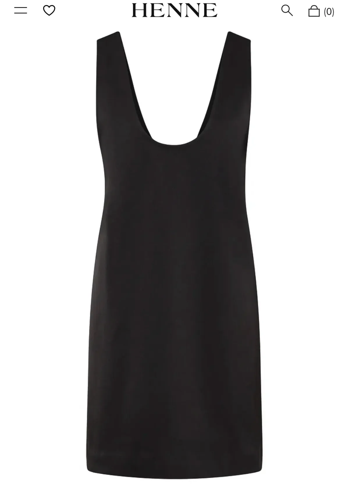 Henne Black Dahlia mini dress size 8 - Image 3