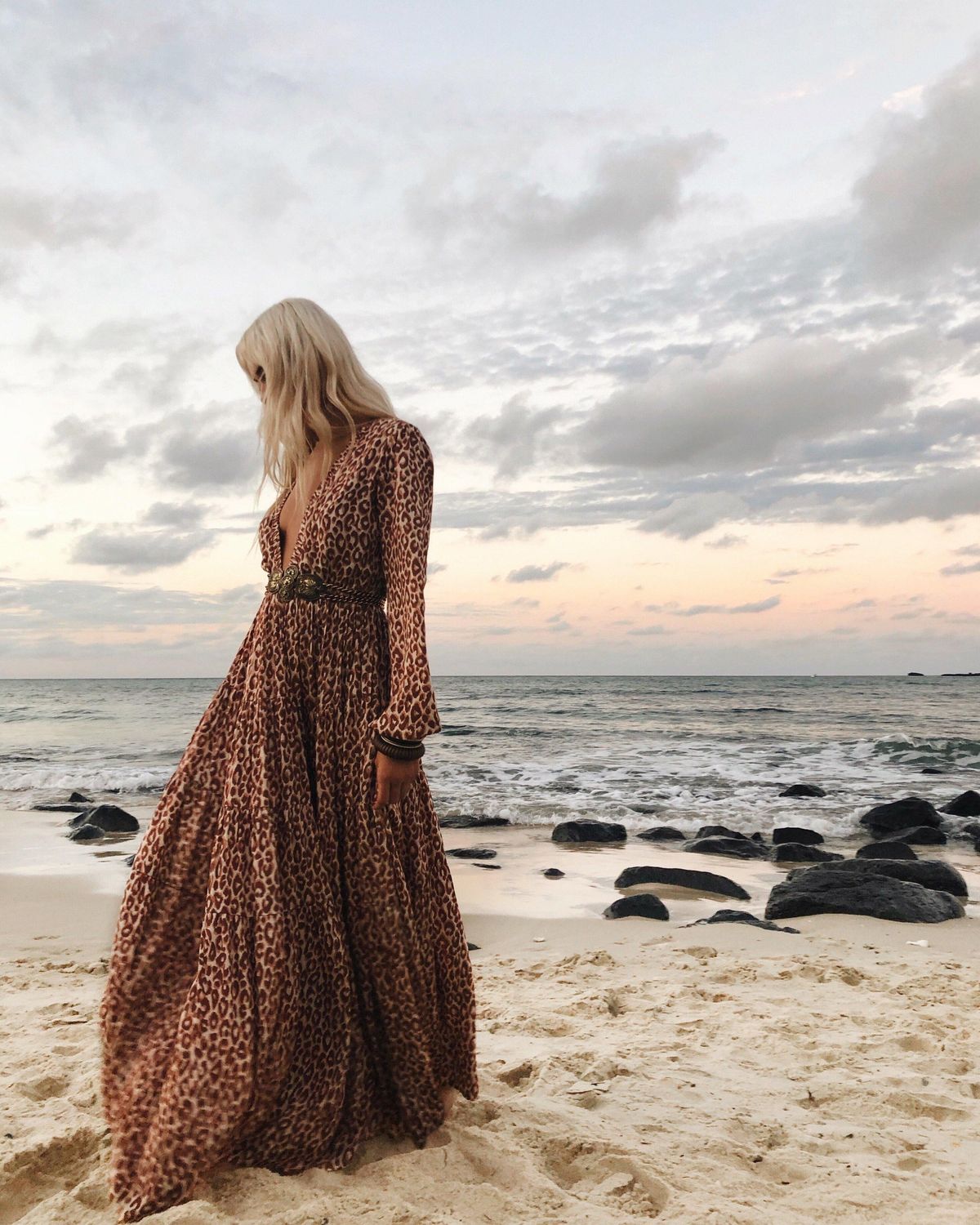 Coven & Co Feline Gown Leopard Size 6 - Image 2