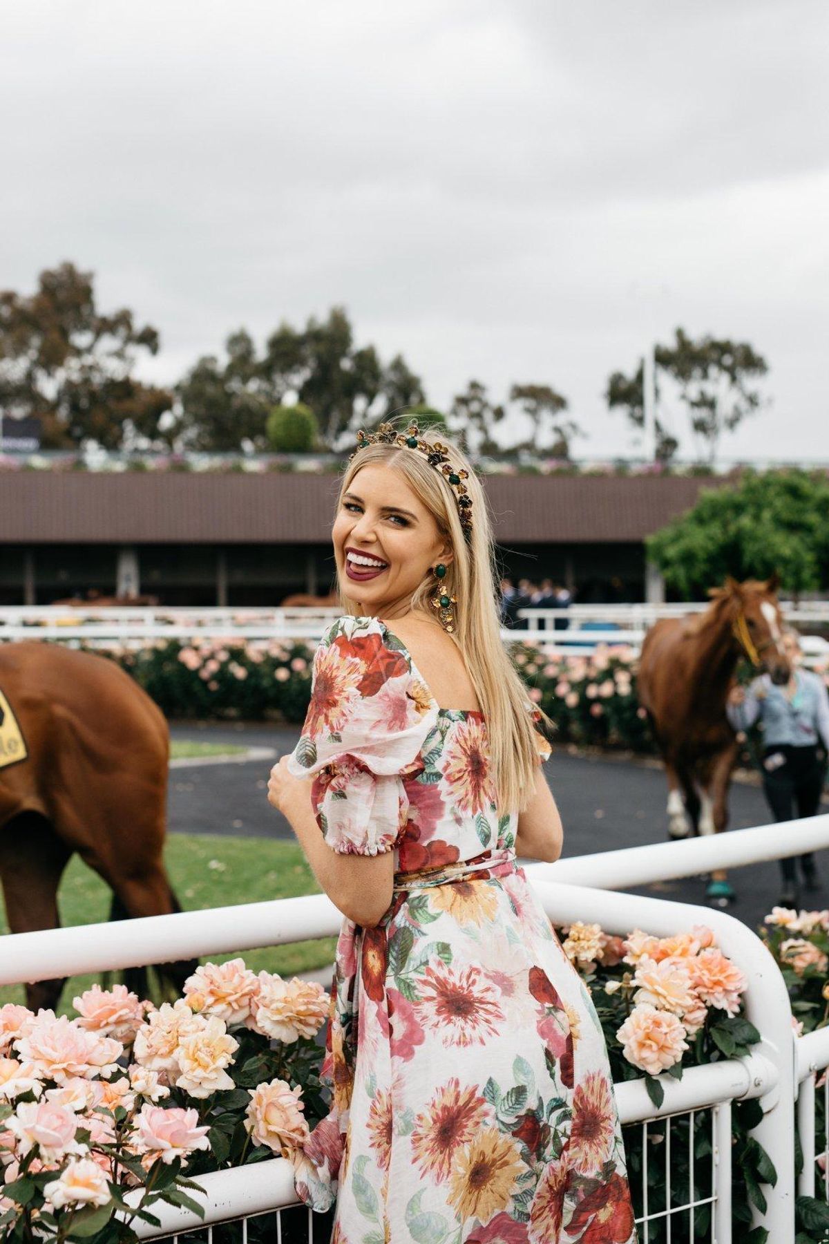 Talulah Garland Midi Dress Size 8 - Image 5