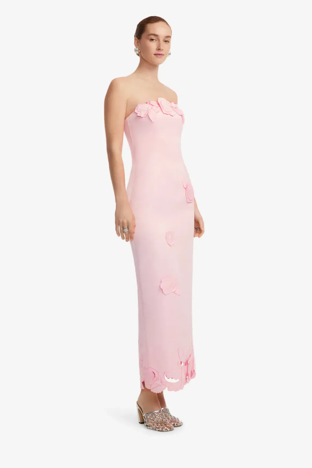 Leo Lin Rayna Bustier Maxi Dress Size 10 for rent on The Volte - main image