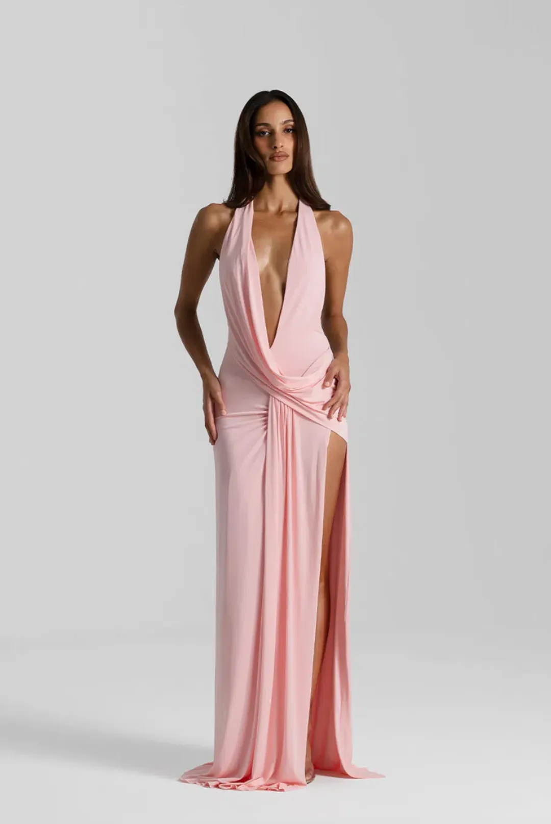 Natalie Rolt Winona Gown Blossom Pink Size 0 (au6) for rent on The Volte - main image