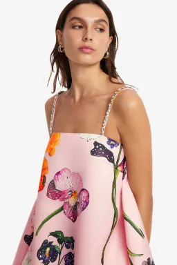 Leo Lin Patsy Embellished Puff Mini Dress Size 10 for rent on The Volte - image 2