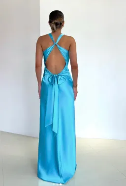 Ruth Tarvydas Aqua Goddess Gown Size 10 for rent on The Volte - image 2