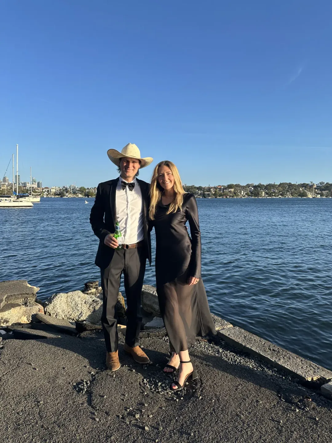 Ginia, Asym Splice LS Dress, Size M for rent on The Volte - main image