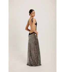 Ance Gria Jacqueline Gown in Silver Size AU8 for rent on The Volte - image 2